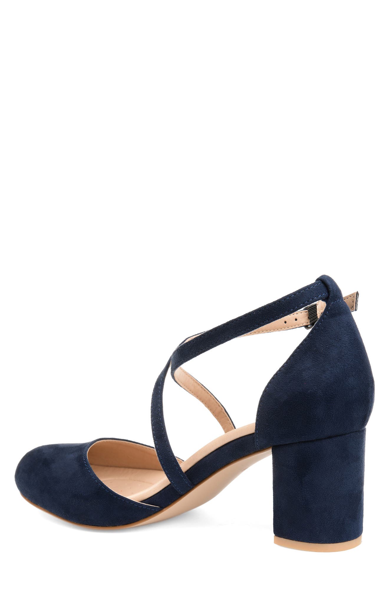 Journee Collection Foster Block Heel Pump - Wide Width