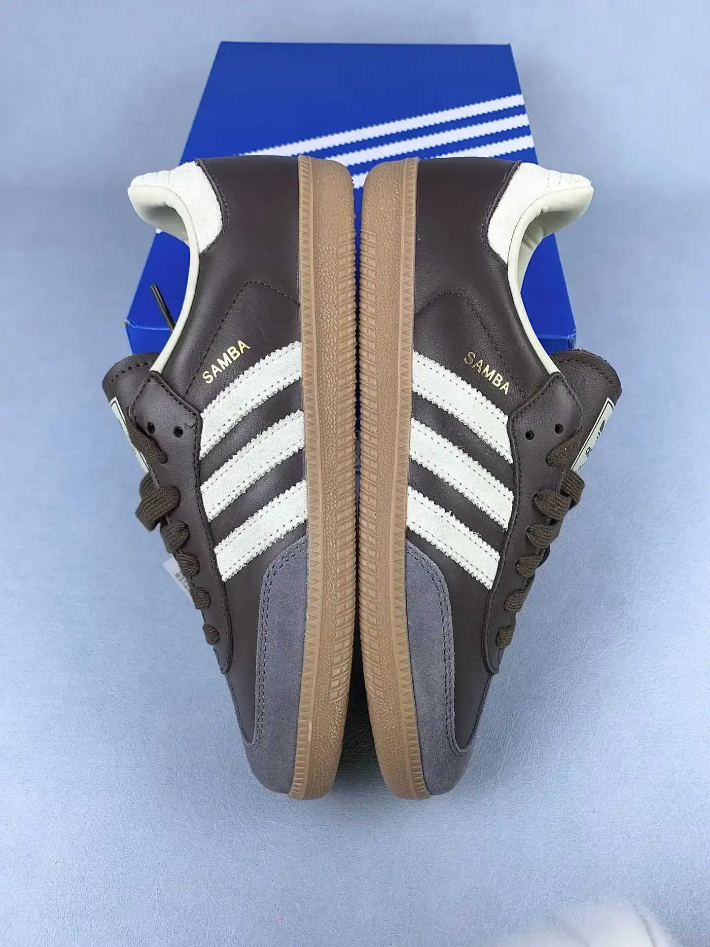 adidas Samba OG Brown Putty Grey Shoes product photo from LabelPicks