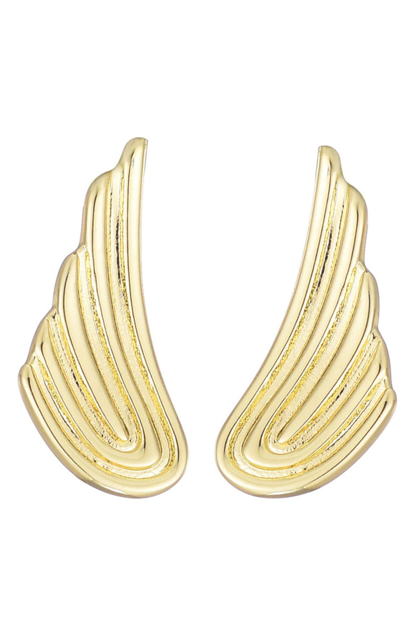 Adornia Winged Stud Earrings