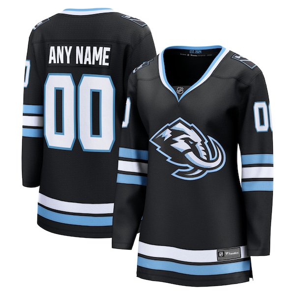 Utah Mammoth  Women's Home Breakaway Custom Jersey - Black