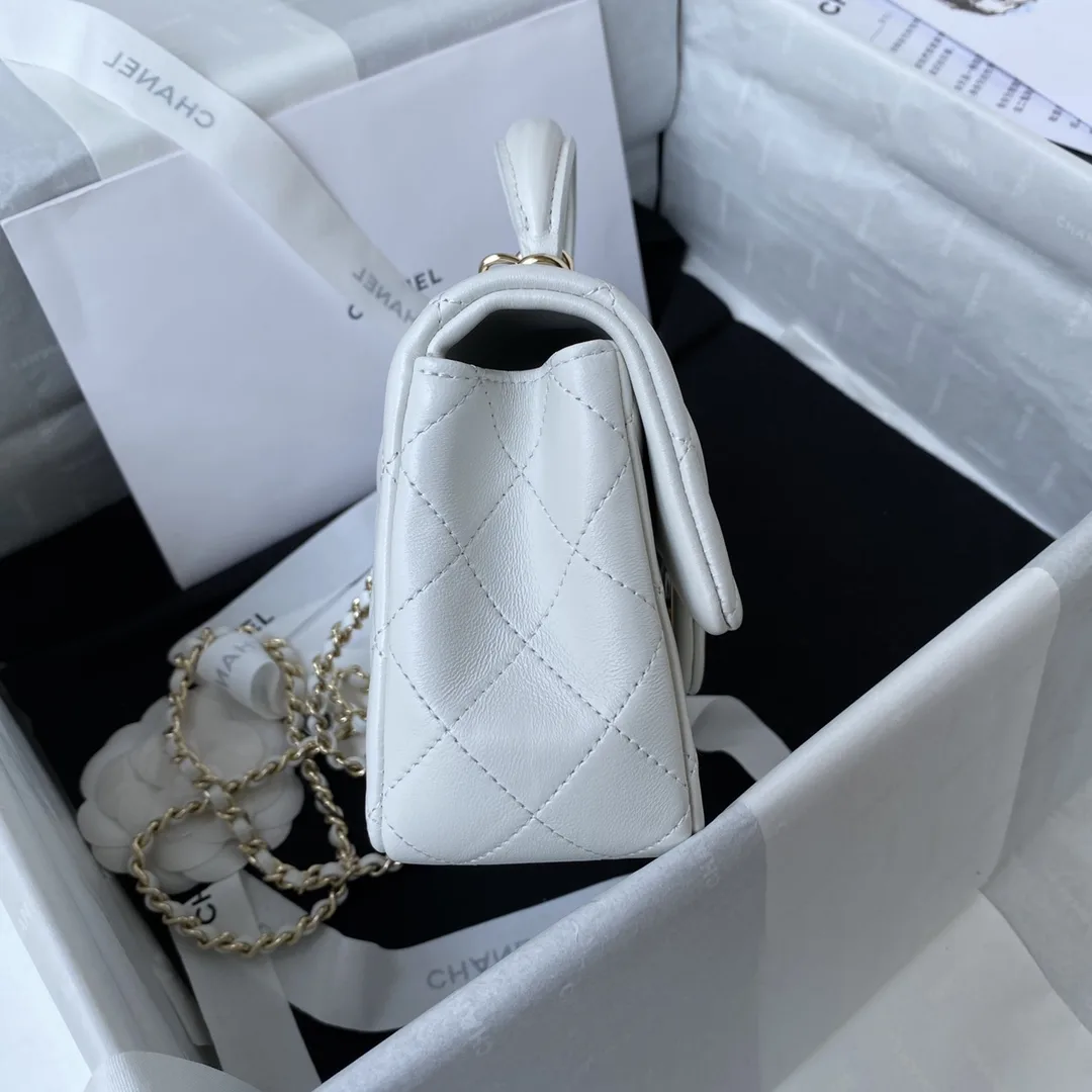 Chanel Quilted Leather Classic Flap Top Handle Bag product photo from LabelPicks