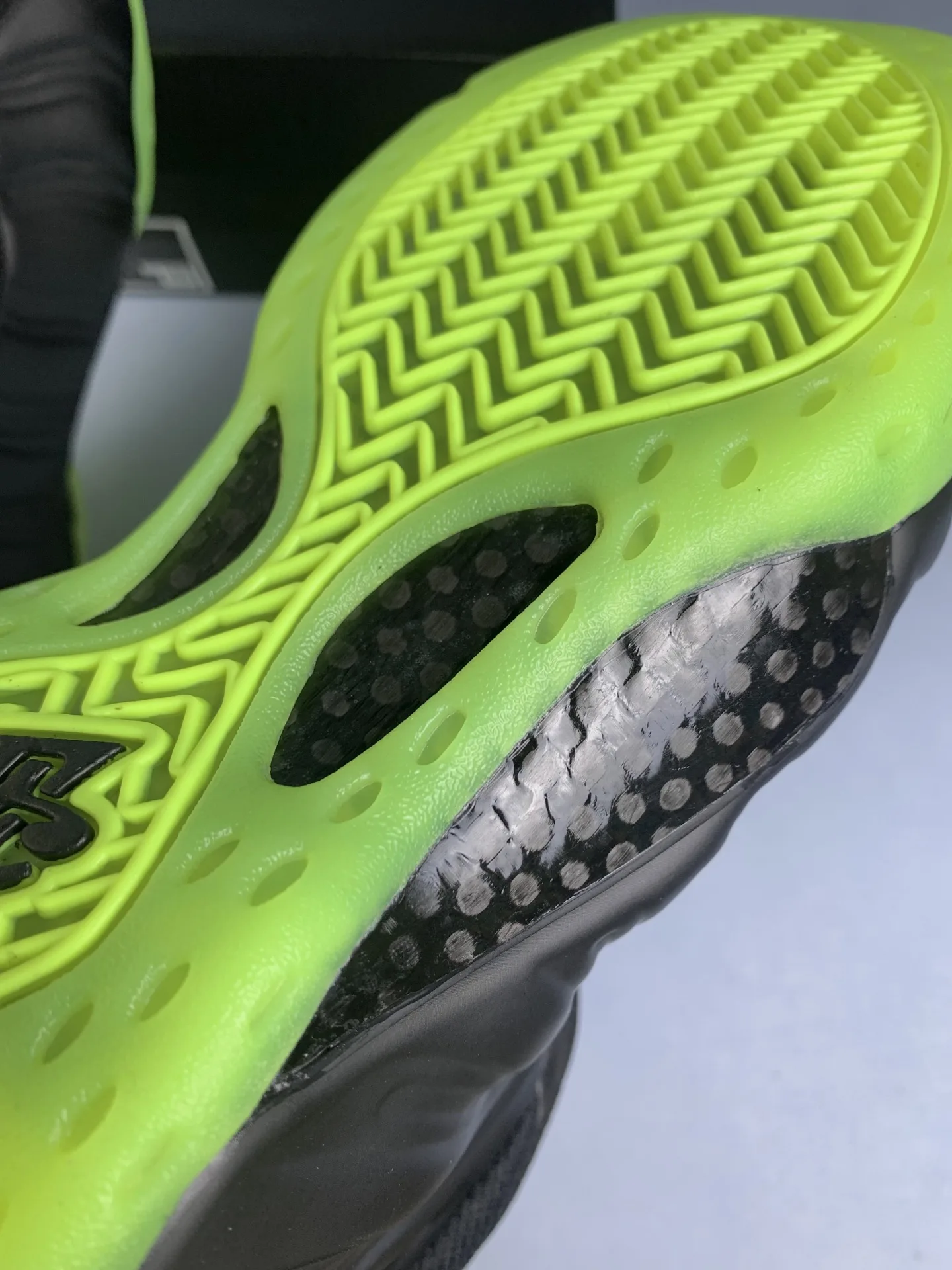 Nike Air Foamposite One 'Black Volt' Shoes product photo from LabelPicks