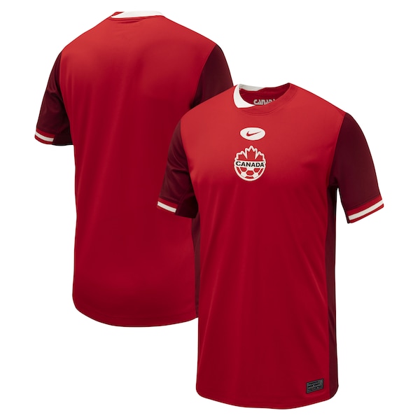 Canada Soccer Nike Youth 2024 Home Replica Jersey - Red
