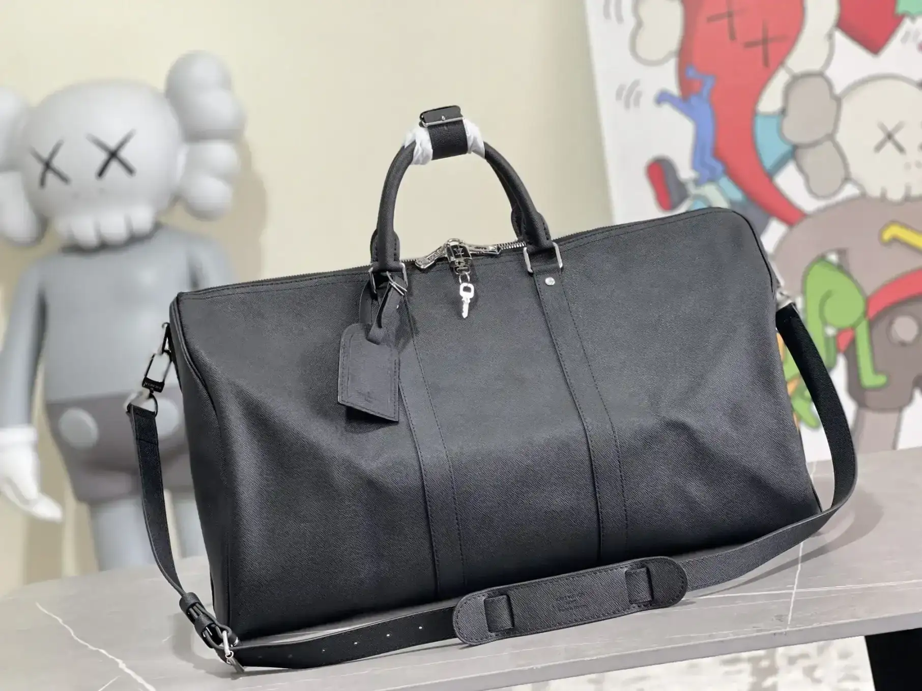 Louis Vuitton Gold Keepall Calfskin Tote Bag product photo from LabelPicks