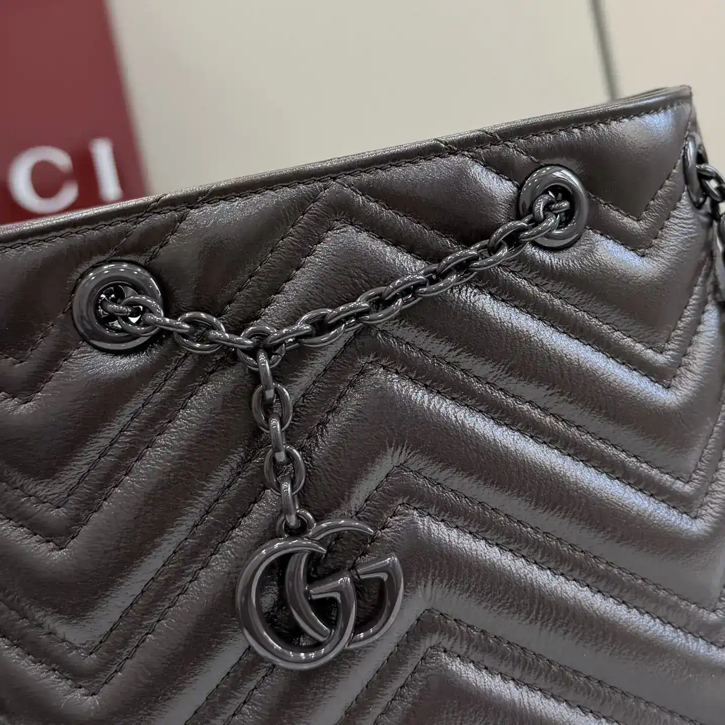 Gucci Marmont GG Supreme Canvas Bucket Bag product photo from LabelPicks