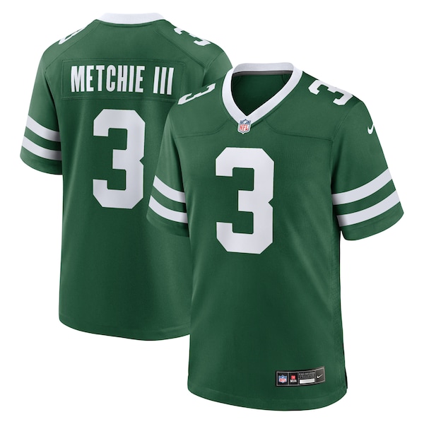 John Metchie III New York Jets Nike Team Game Jersey - Legacy Green