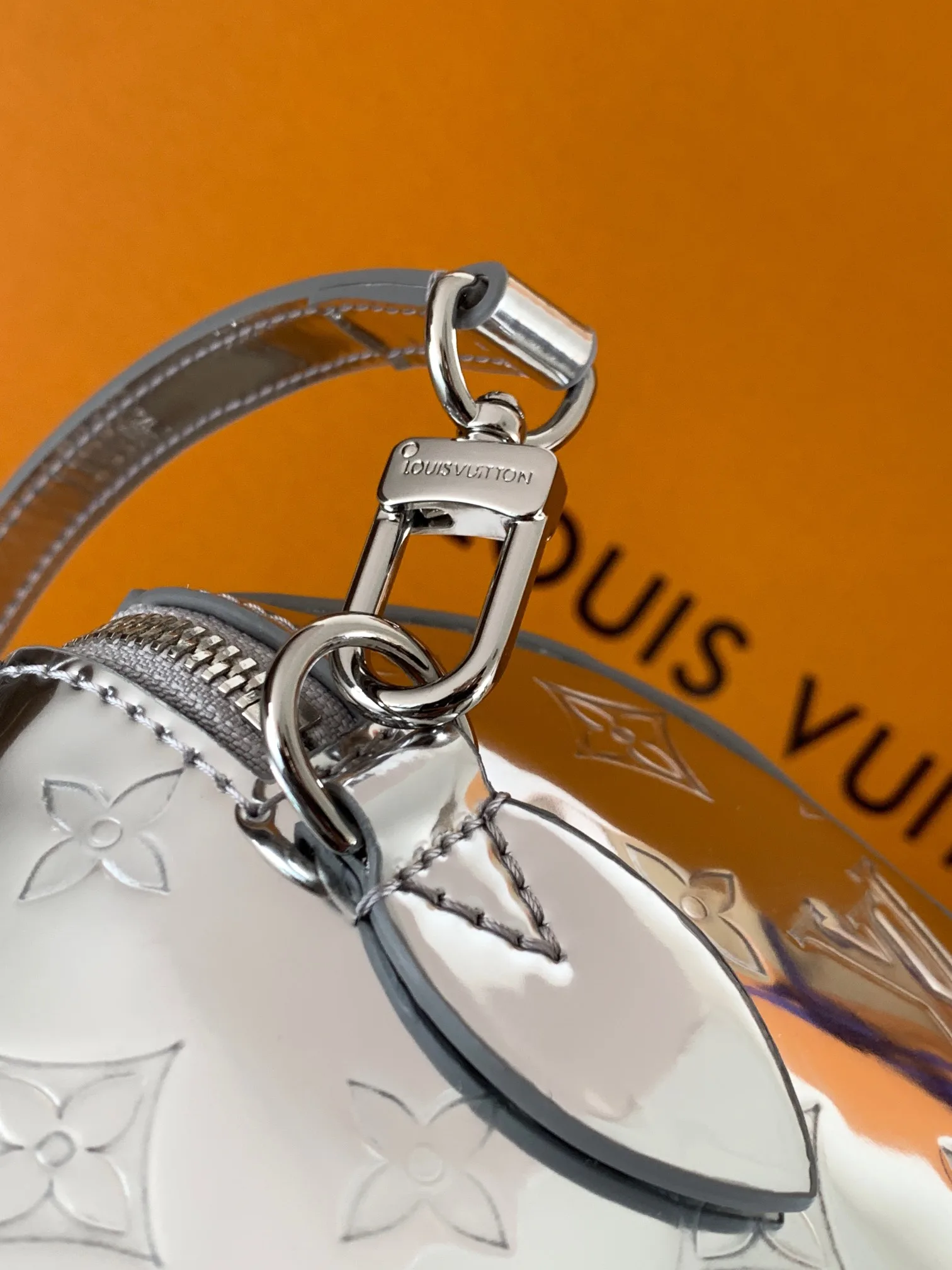 Louis Vuitton Silver Speedy Monogram Canvas Top Handle Bag product photo from LabelPicks