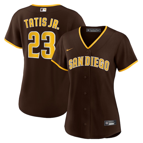 Fernando Tatís Jr. San Diego Padres Nike Women's Road Replica Player Jersey - Brown/White