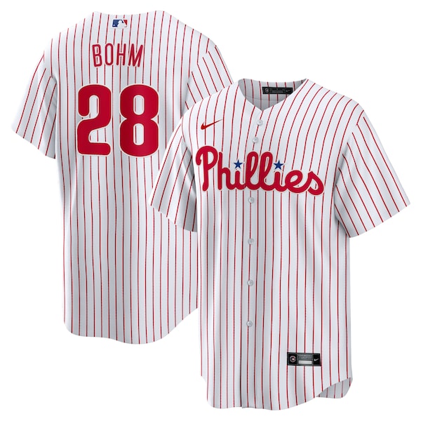 Alec Bohm Philadelphia Phillies Nike  Youth Home Replica Jersey - White
