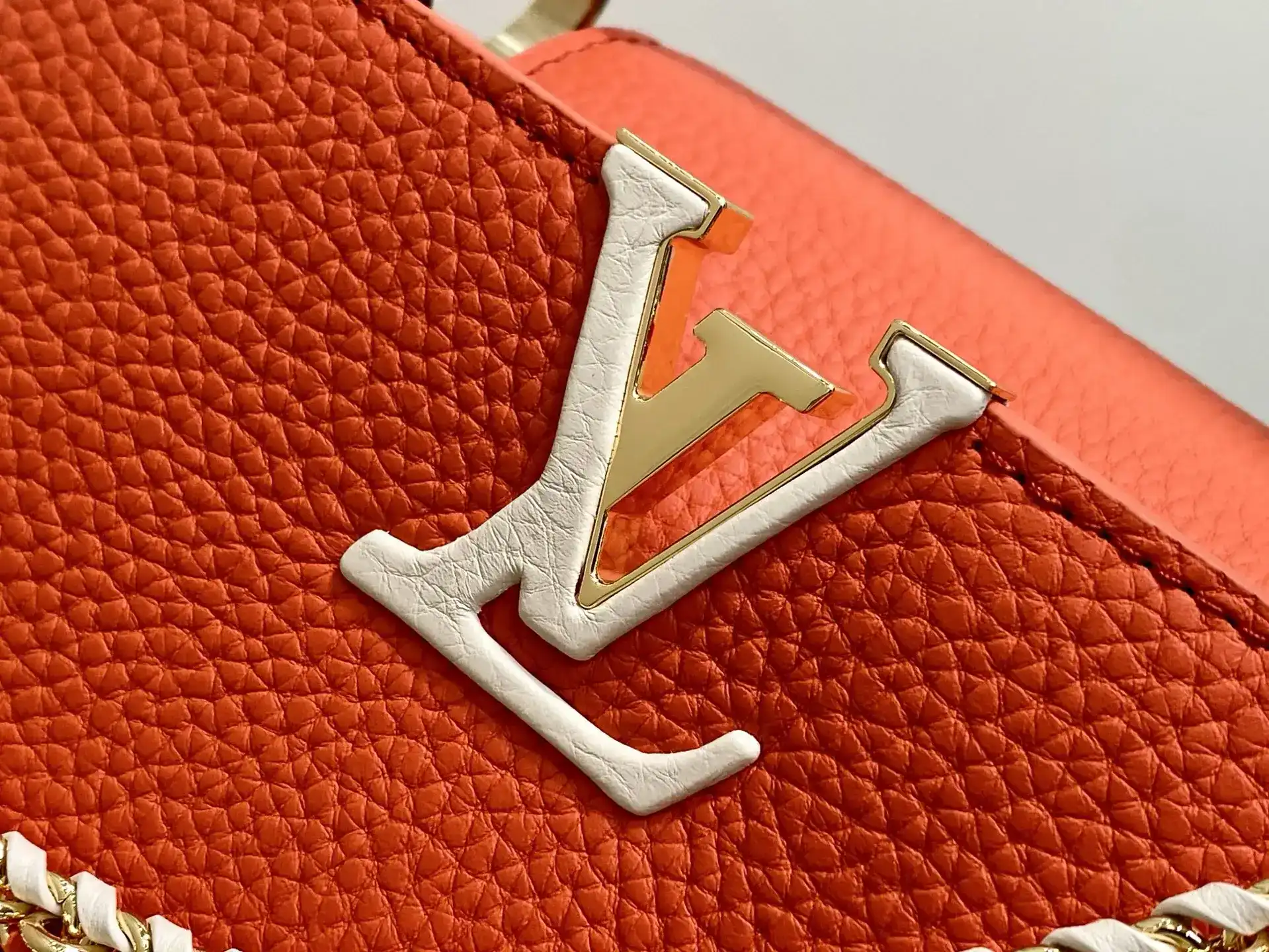 Louis Vuitton Red Capucines Top Handle Bag product photo from LabelPicks