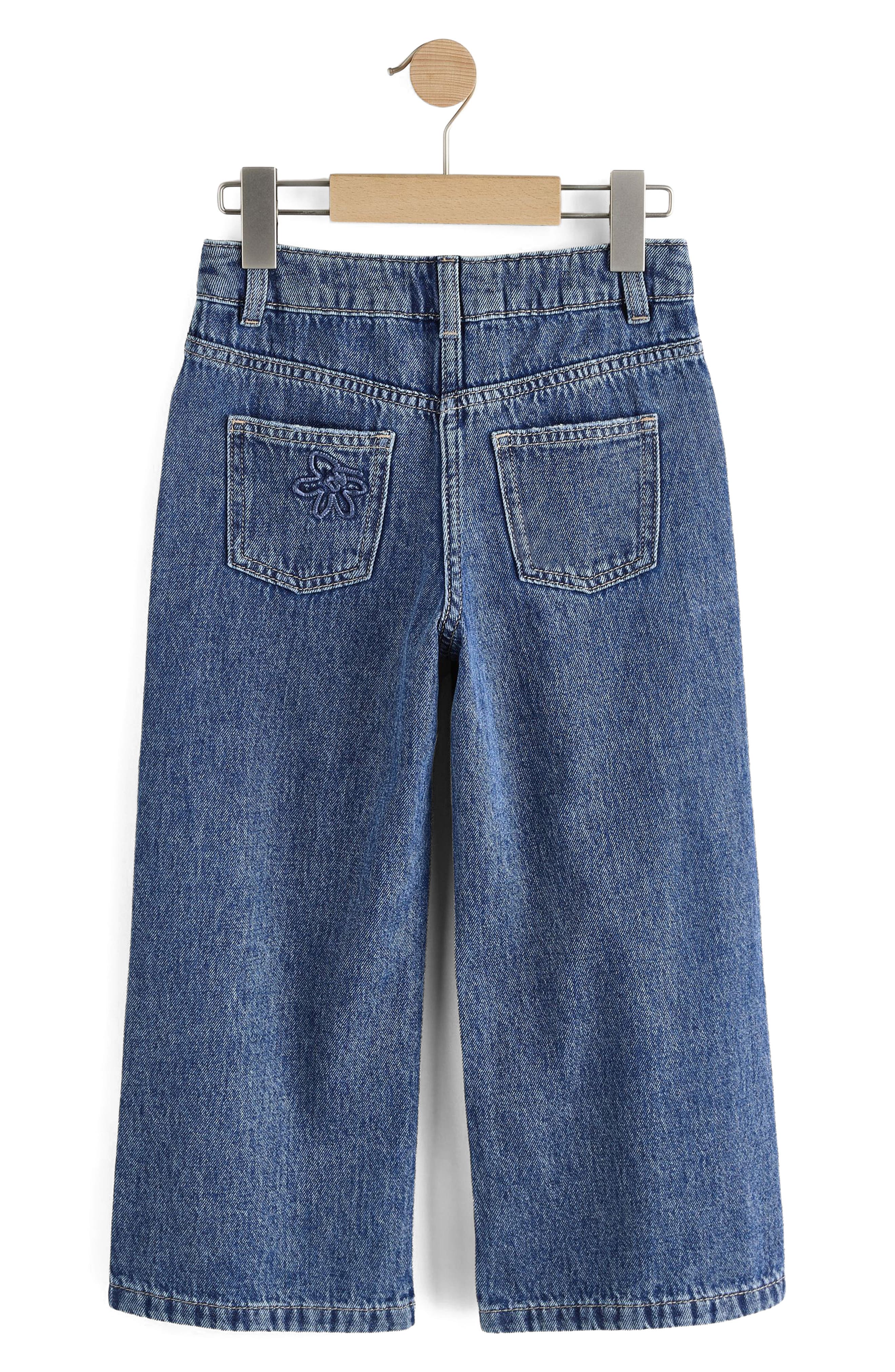 NEXT Kids' Floral Appliqué Jeans