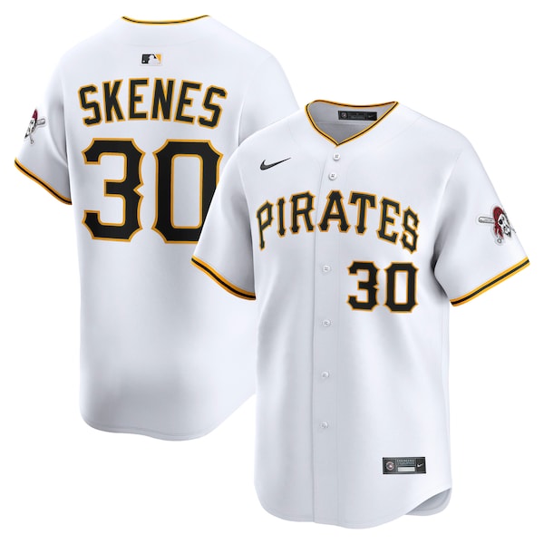 Paul Skenes Pittsburgh Pirates Nike Home Limited Player Jersey - White