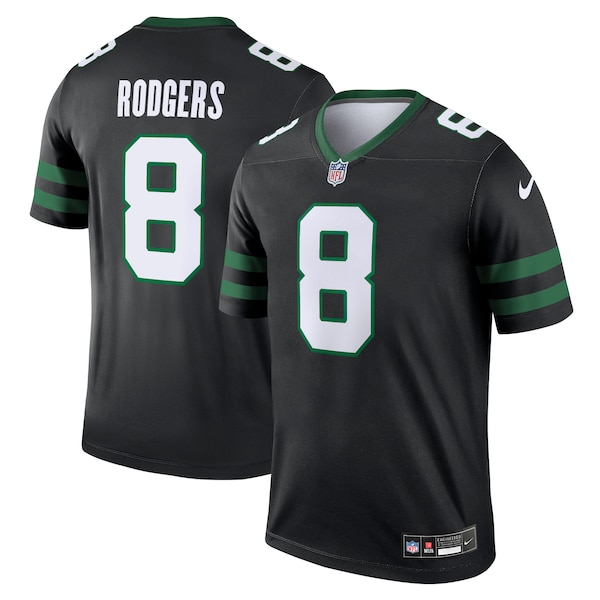 Aaron Rodgers New York Jets Nike Alternate Legend Jersey  - Legacy Black