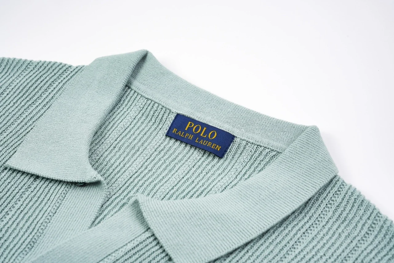Ralph Lauren Pale Green Pony Embroidered Linen Cotton Polo Shirt product photo from LabelPicks