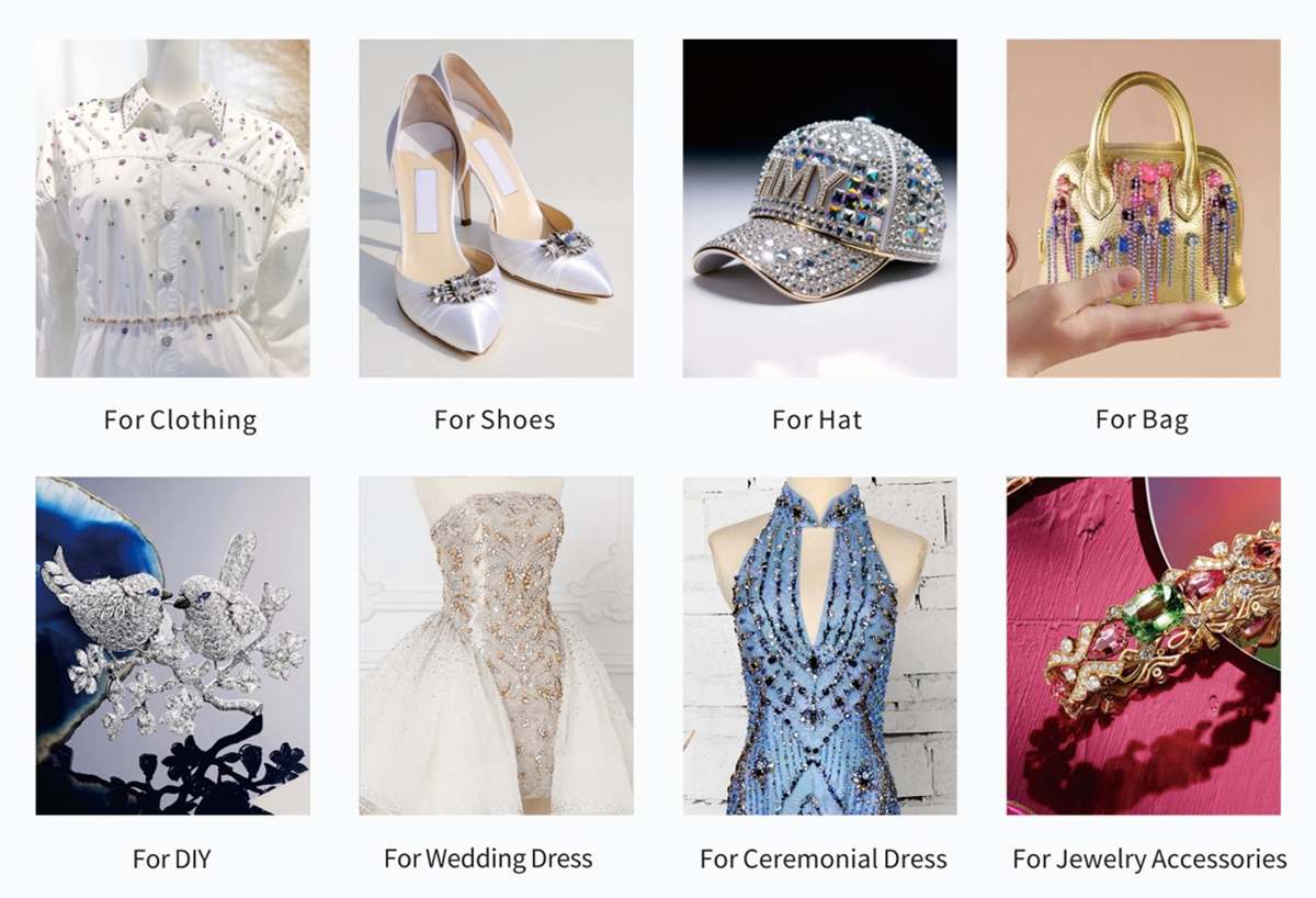 Rhinestones with Metal Setting – Application Cases