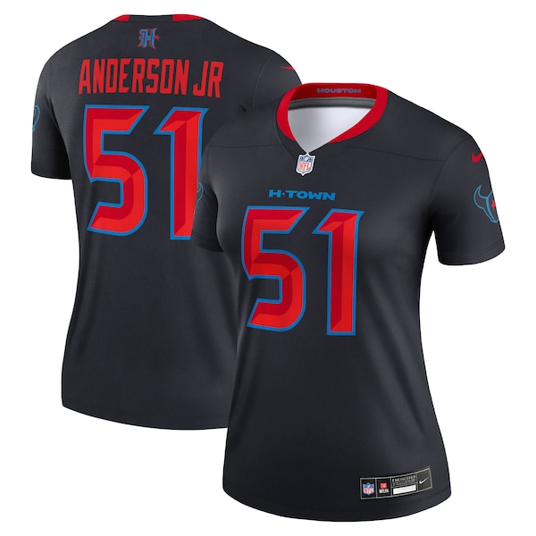 Will Anderson Jr. Houston Texans Nike Women's Alternate Legend Player Performance Top -  Navy/Red