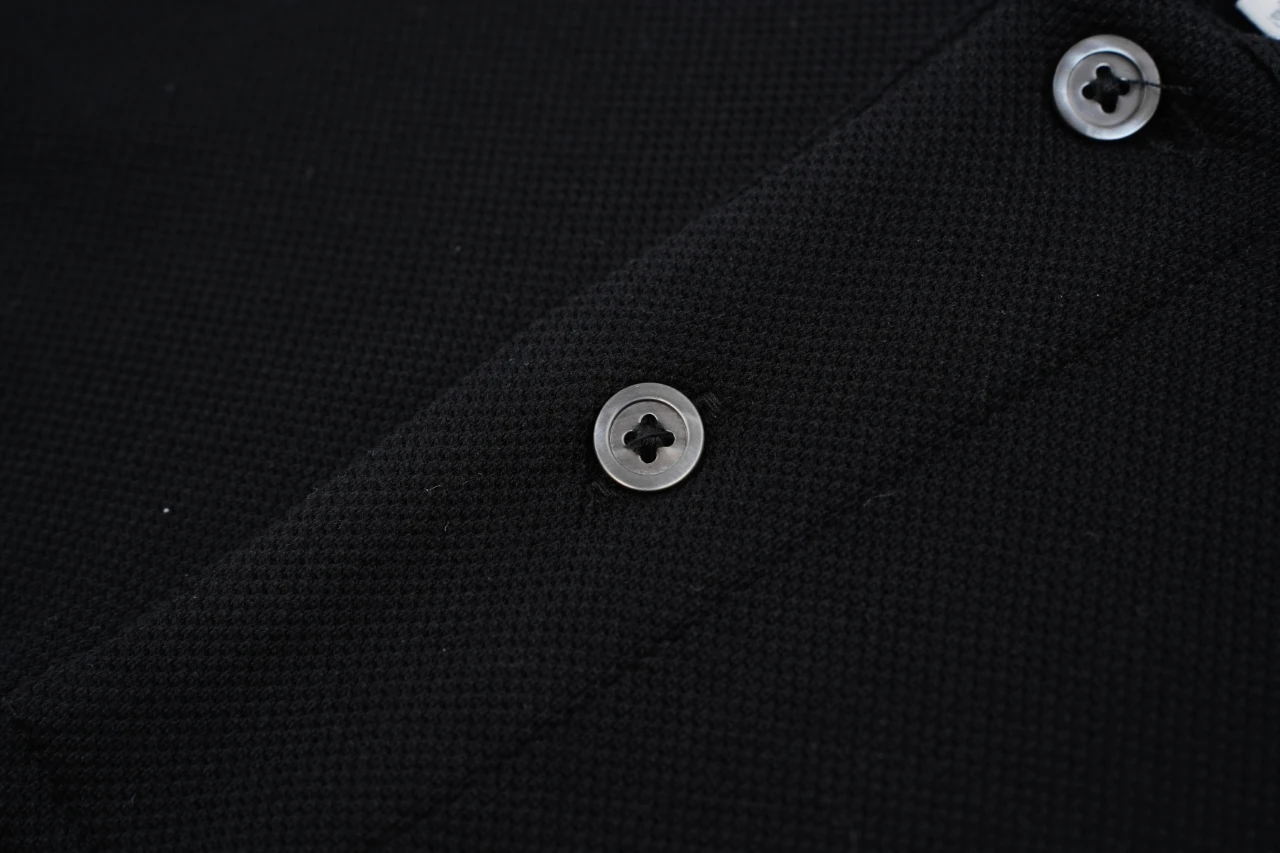 LOEWE Black Contrast-Trim Anagram Polo Shirt product photo from LabelPicks