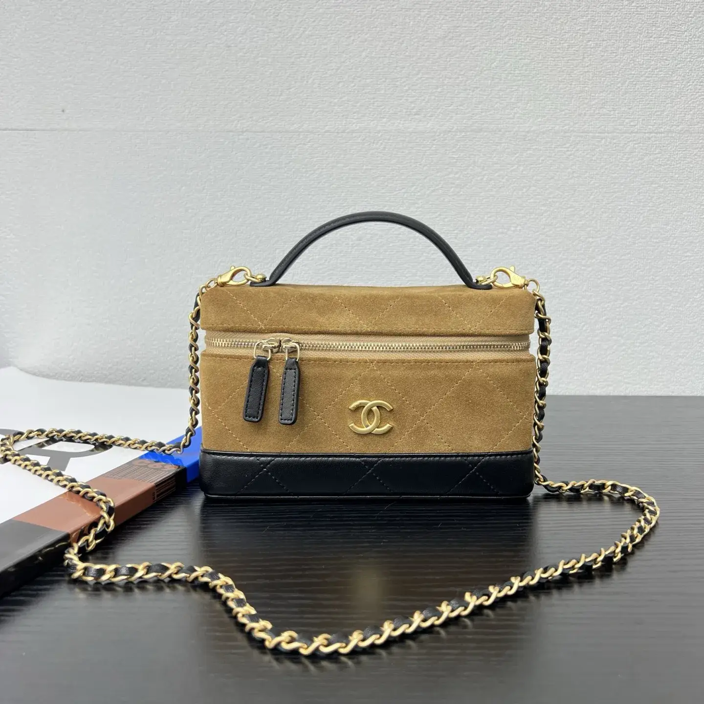 Chanel Suede Leather Shoulder Bag product photo from LabelPicks