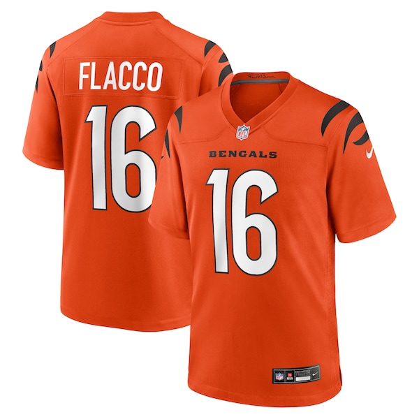 Joe Flacco Cincinnati Bengals Nike Alternate Game Jersey -  Orange/White
