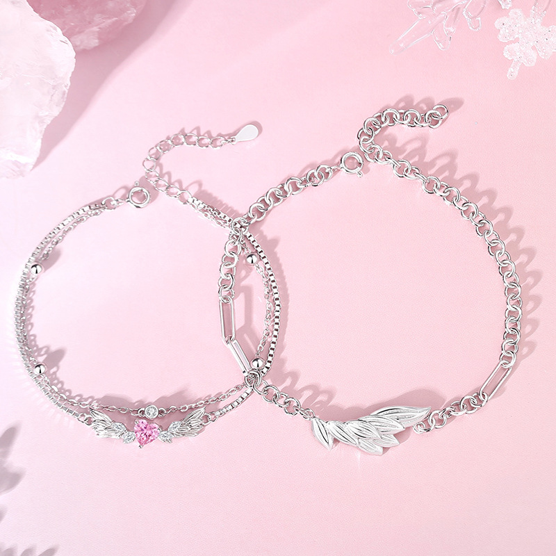 925 sterling silver couple bracelets, versatile and stylish, with a unique and original design inspired by Instagram trends