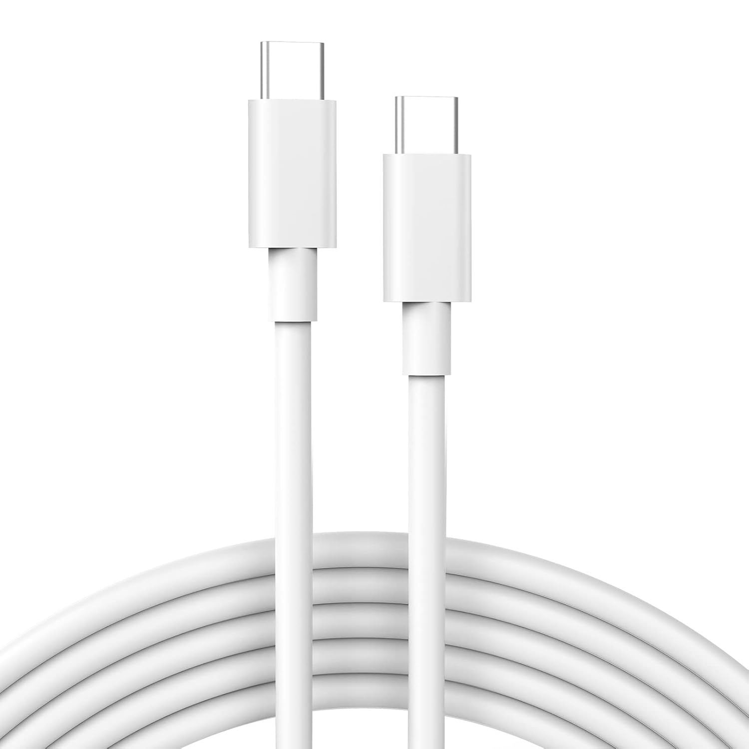 USB C to USB C Cable for MacBook Air, MacBook Pro Charger, iPad Pro 13, 12.9, 11 inch, iPad Air 5, 4, Mini 6, iPhone 17, 16, 15 Pro Max, Pixel, USBC Type C Fast Charging Cord, 6.6FT
