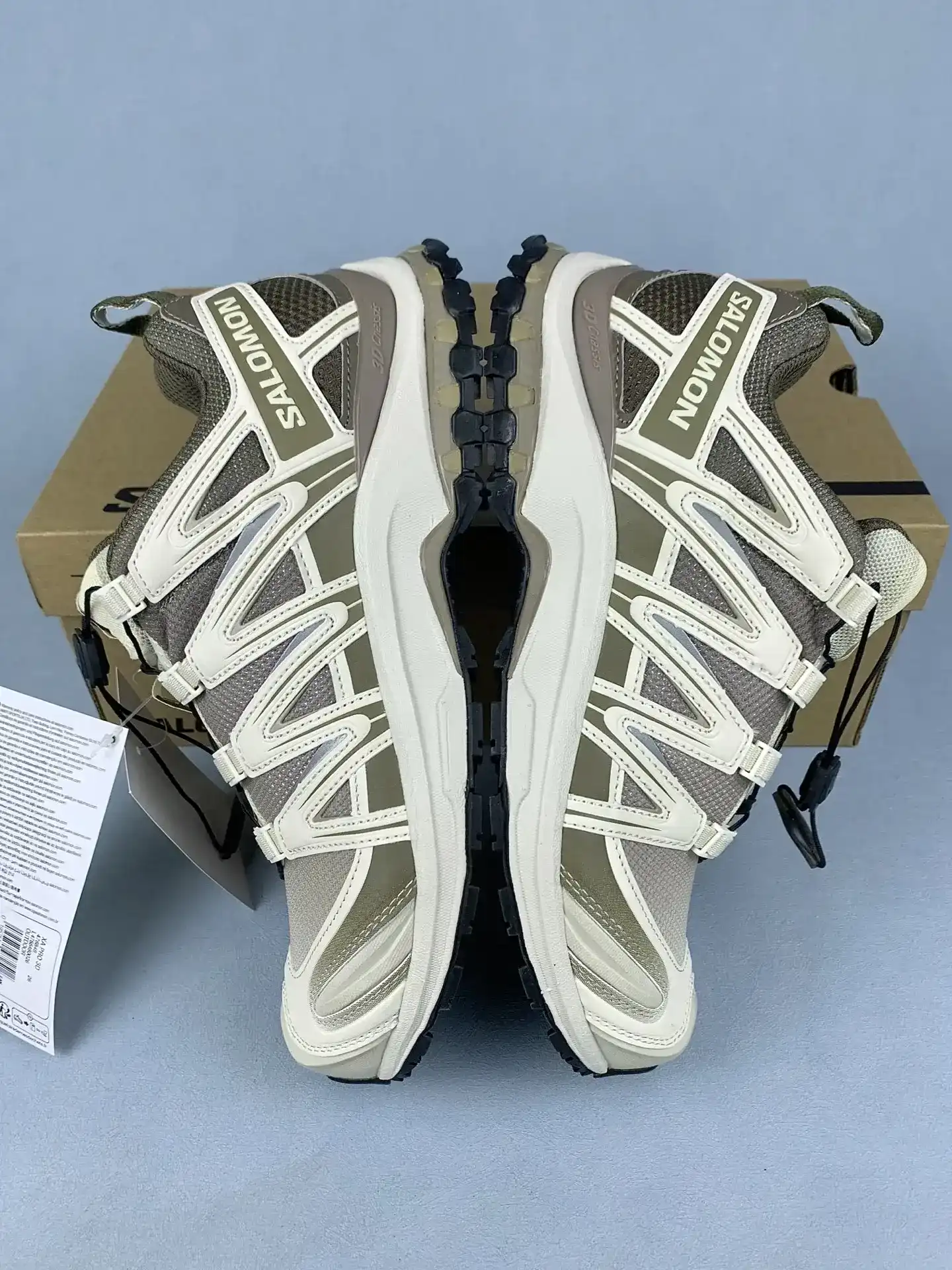 Salomon XA PRO 3D “Stone Gray Almond Milk” Shoes product photo from LabelPicks