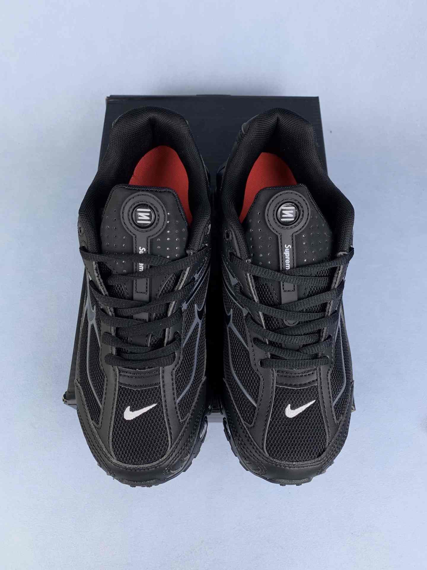 Supreme x Nike Shox Ride 2 SP “Black” - Black/Dark Ash/White