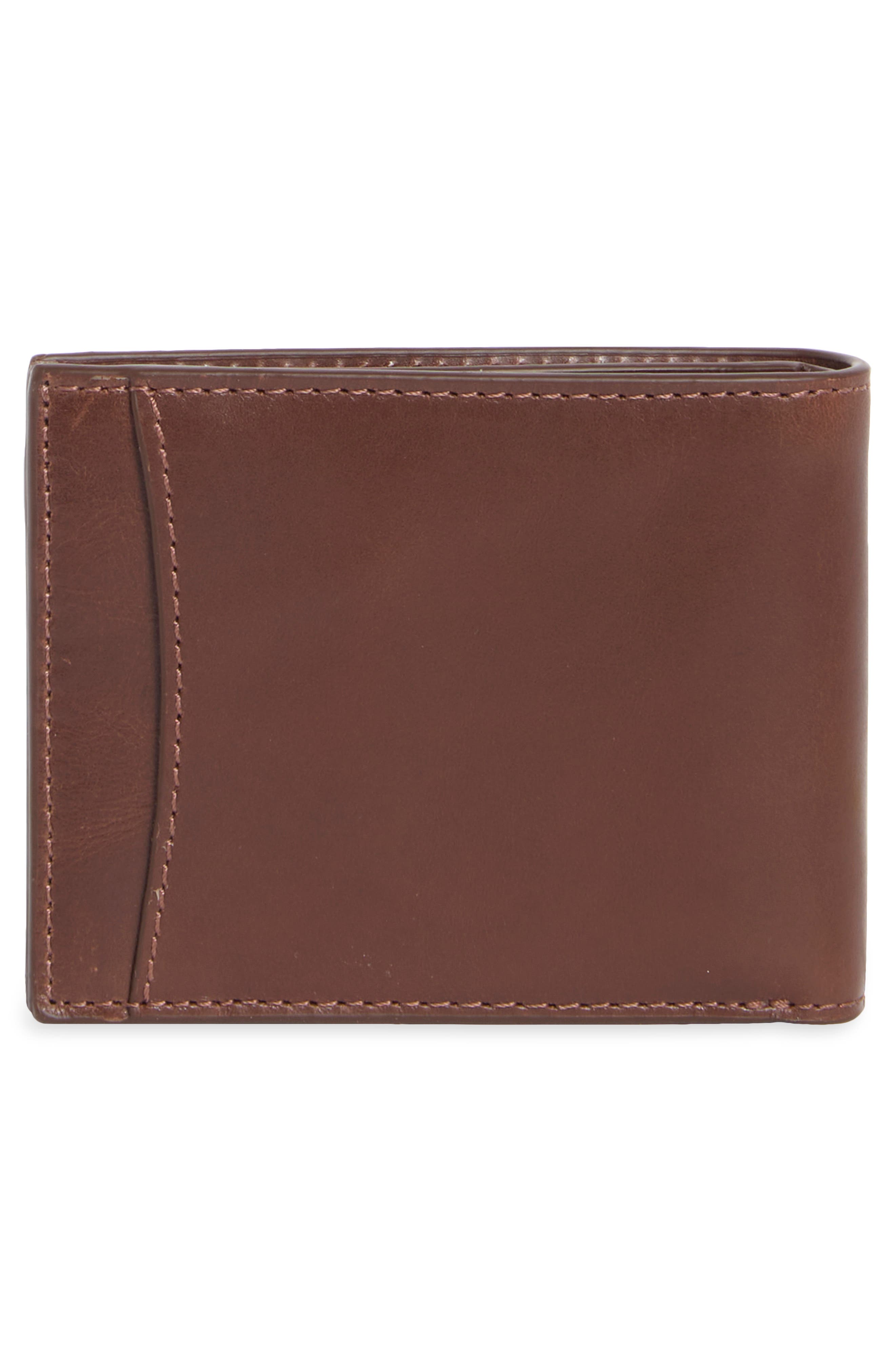 Johnston & Murphy Hunter Glazed Leather Bifold Wallet
