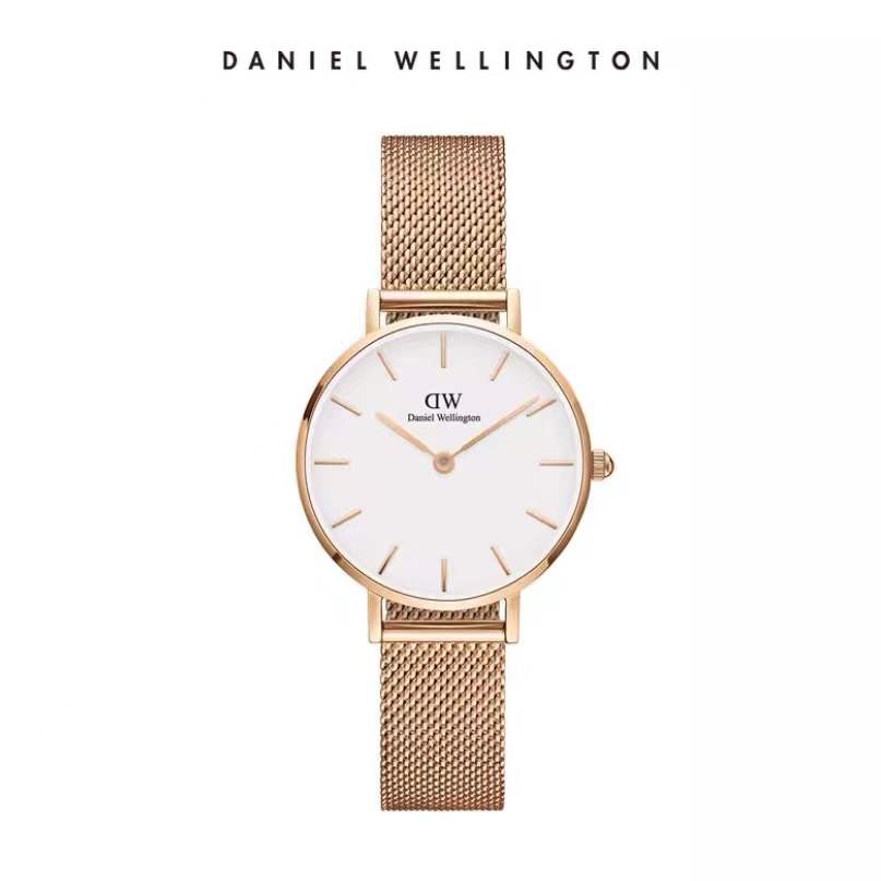 [Christmas Gift] Dw Watch Women's PETITE Series Elegant Flow Gold Watch 28mm Daniel Wellington