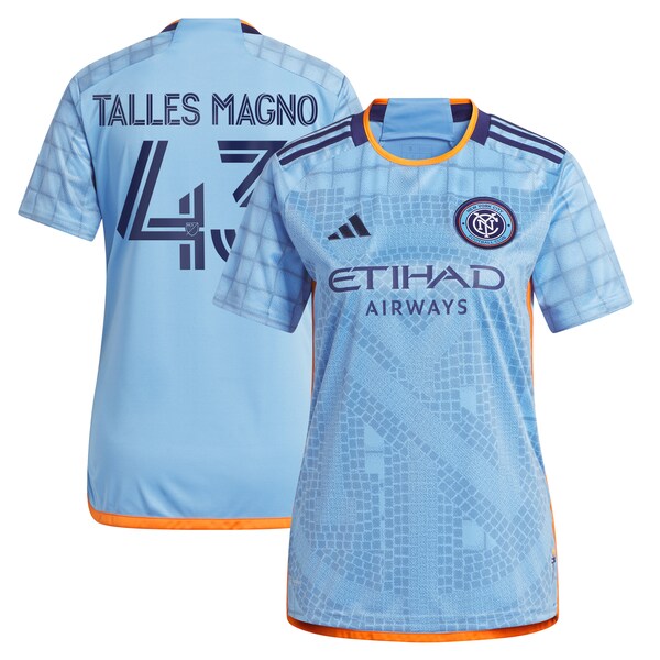 Talles Magno New York City FC adidas Women's 2024 The Interboro Kit Replica Jersey - Light Blue