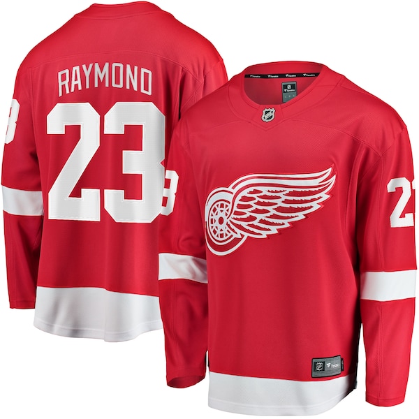 Lucas Raymond Detroit Red Wings  Home Breakaway Player Jersey - Red