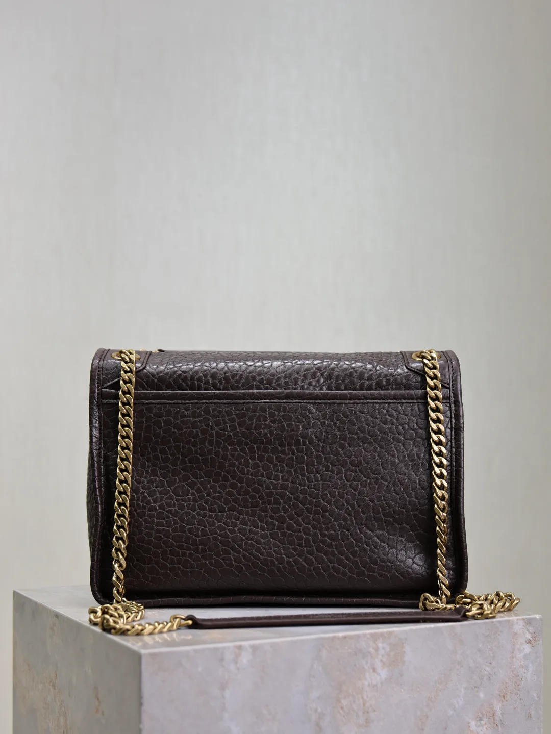 Saint Laurent Niki Brown Lambskin Shoulder Bag product photo from LabelPicks