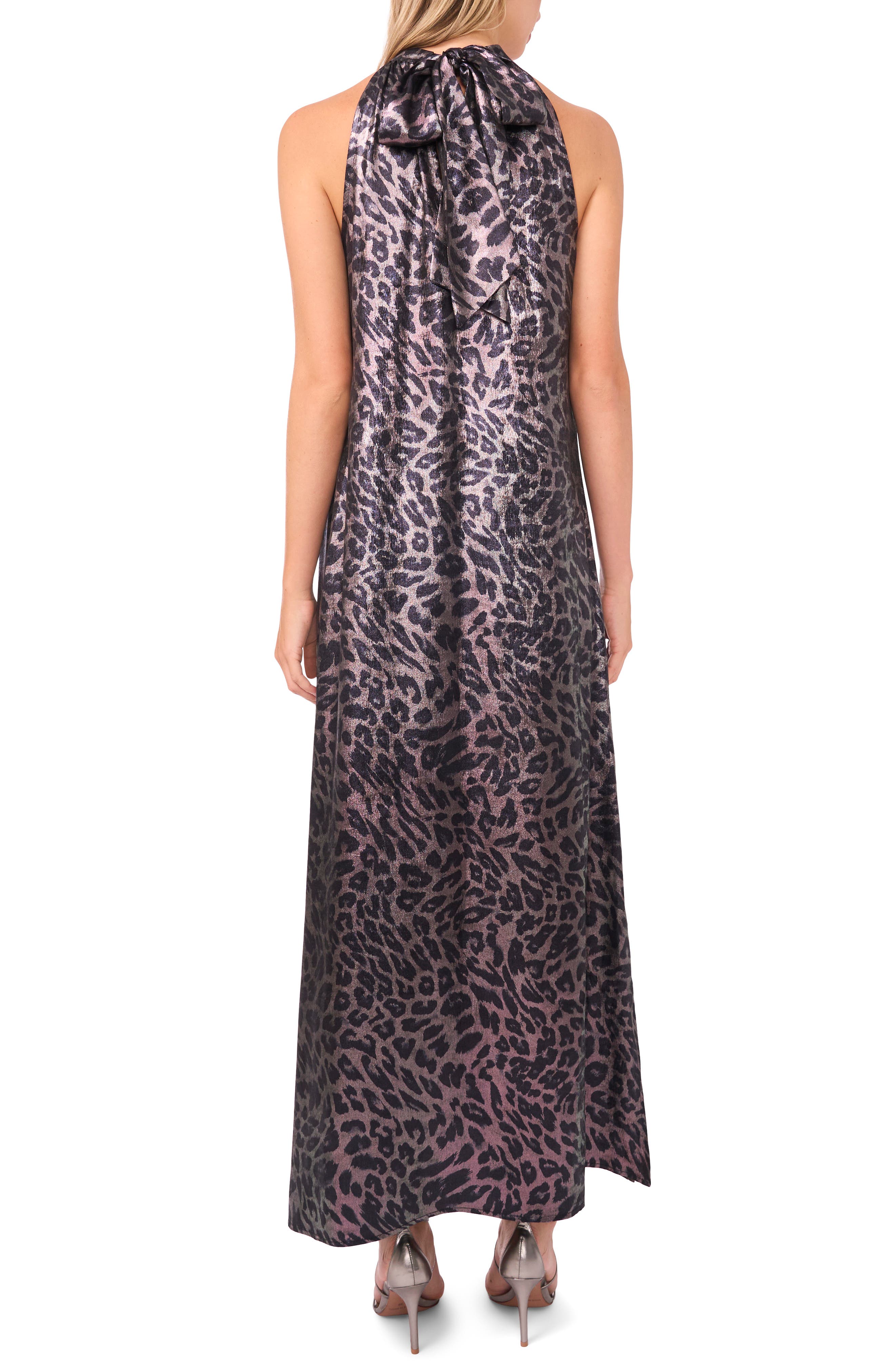 Vince Camuto Halter Neck Maxi Dress