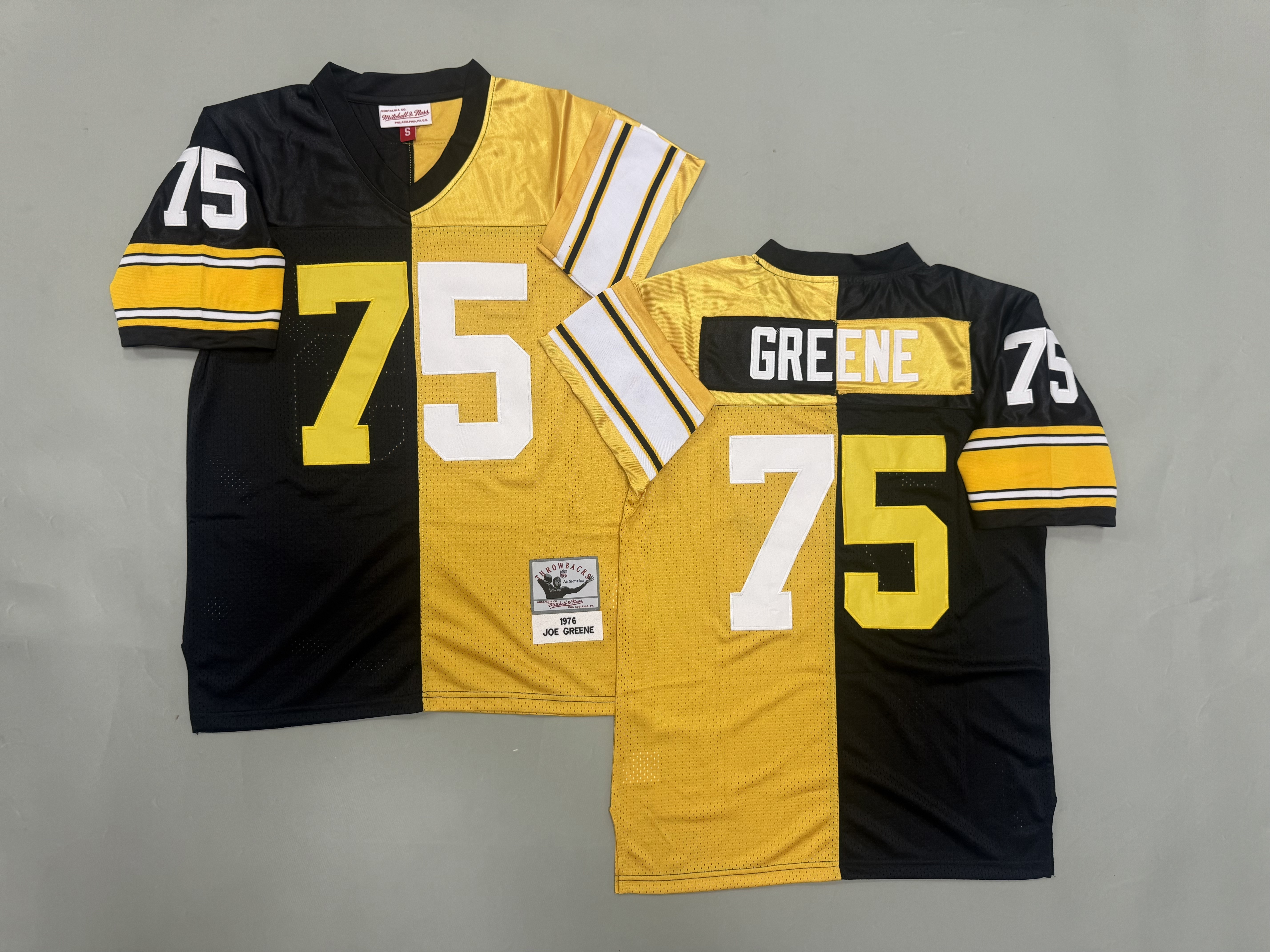 Joe Greene Pittsburgh Steelers Authentic Split Throwback Retired Player Jersey