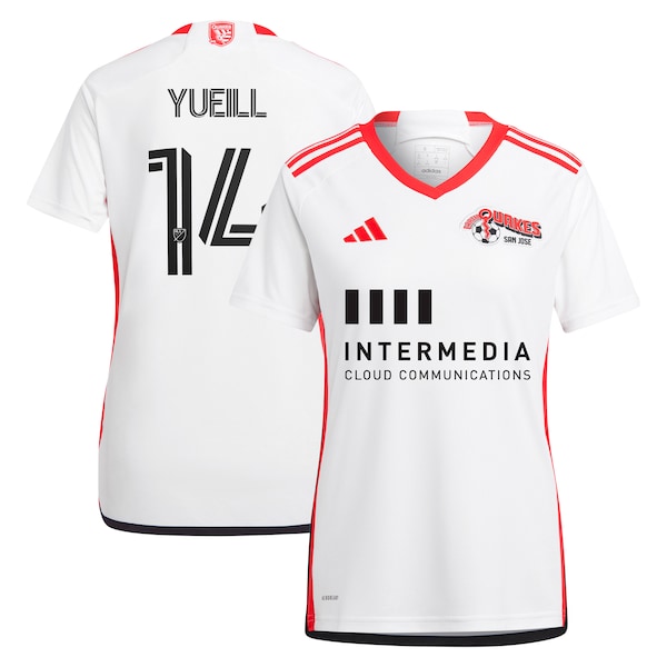 Jackson Yueill San Jose Earthquakes adidas Women's 2024 The 50 Kit Replica Player Jersey - White
