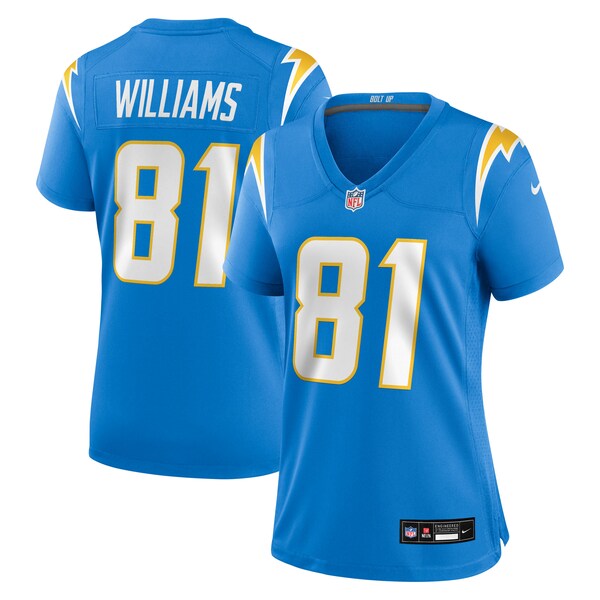 Mike Williams Los Angeles Chargers Nike Women's Team Game Jersey -  Powder Blue