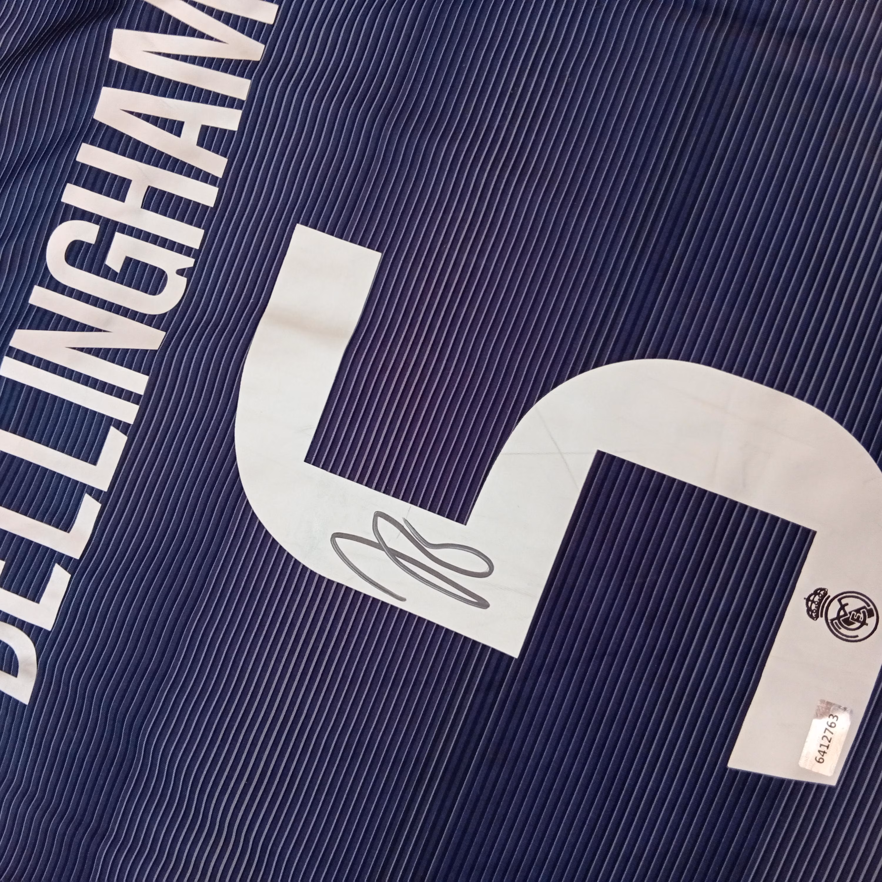 Jude Bellingham Signed Autographed Real Madrid FC Football T-Shirt With COA
