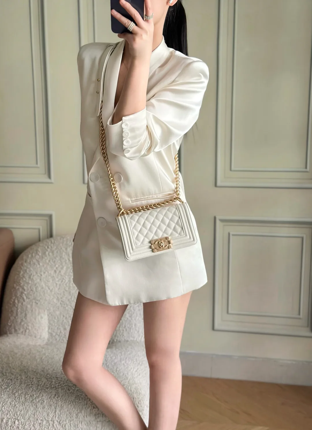 Chanel Quilted Leather Crossbody Bag product photo from LabelPicks