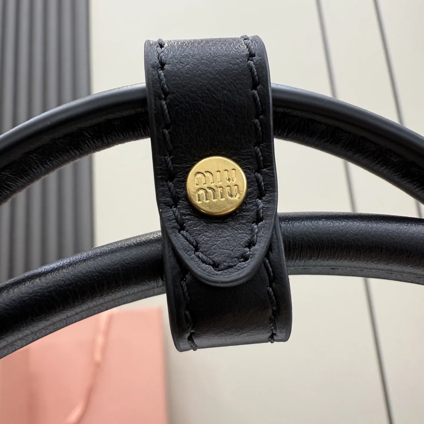 Miu Miu Black Calfskin Top Handle Bag product photo from LabelPicks