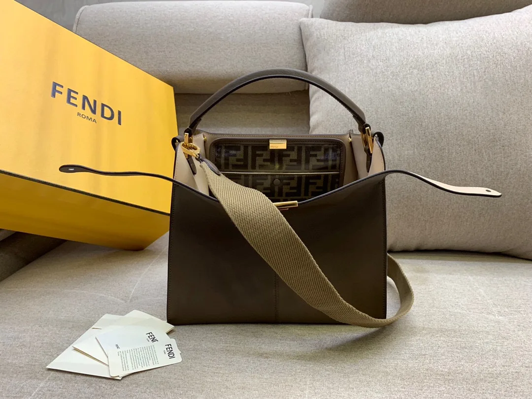 Fendi Calfskin Peekaboo X-Lite Tote Bag product photo from LabelPicks