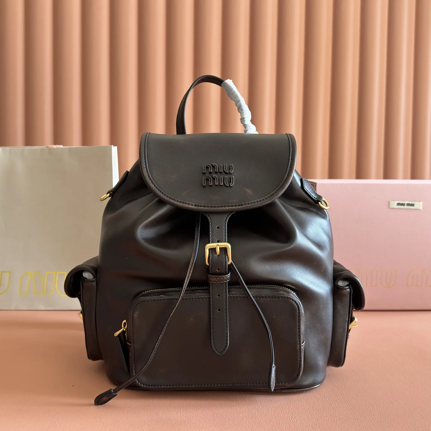 Miu Miu Calfskin Backpack product photo from LabelPicks