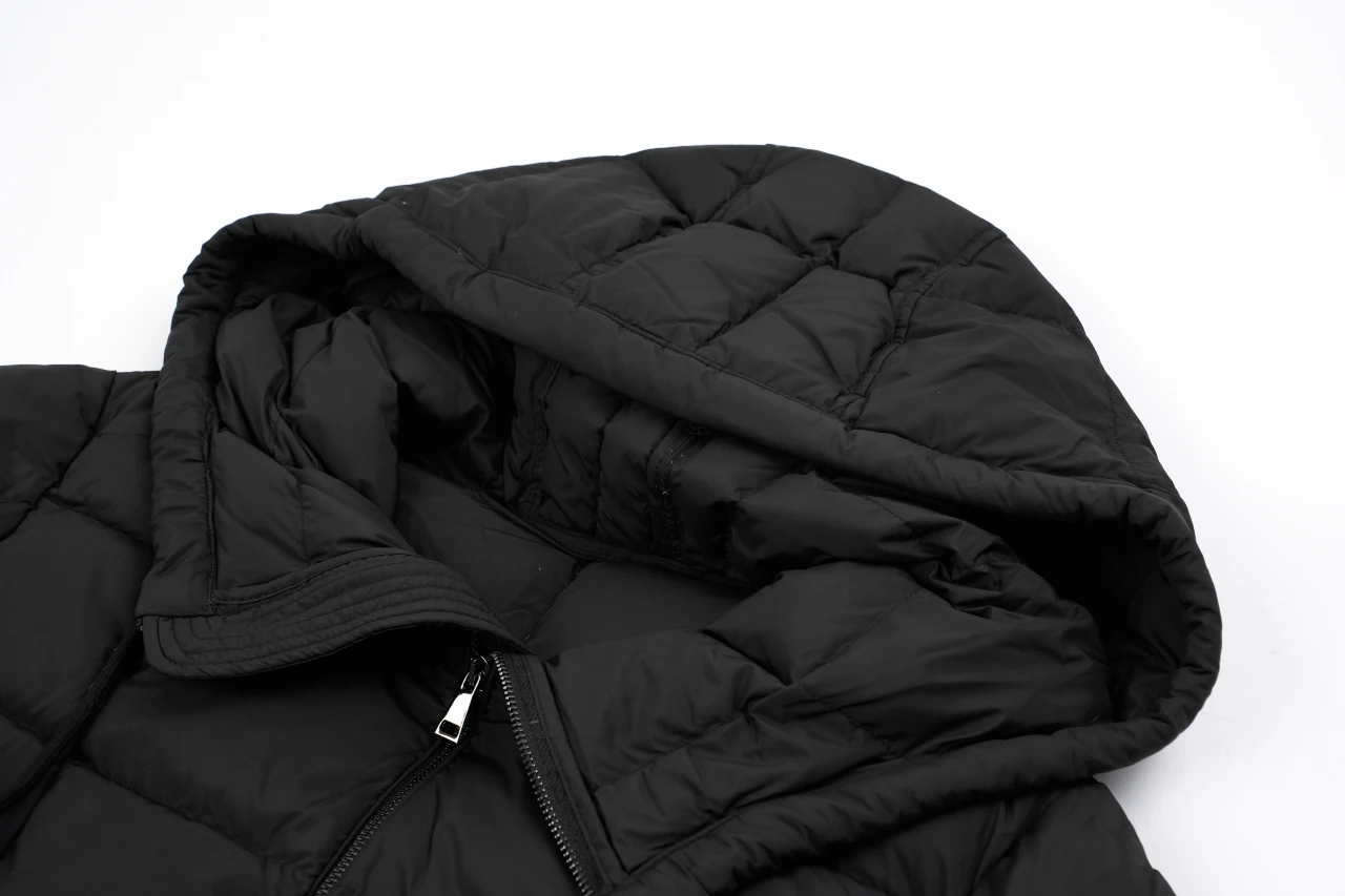 Moncler Black Matte Belted Long Down Coat product photo from LabelPicks