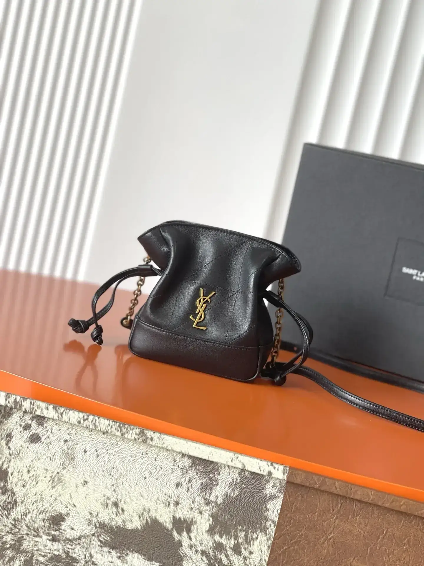 Saint Laurent Jamie Lambskin Bucket Bag product photo from LabelPicks
