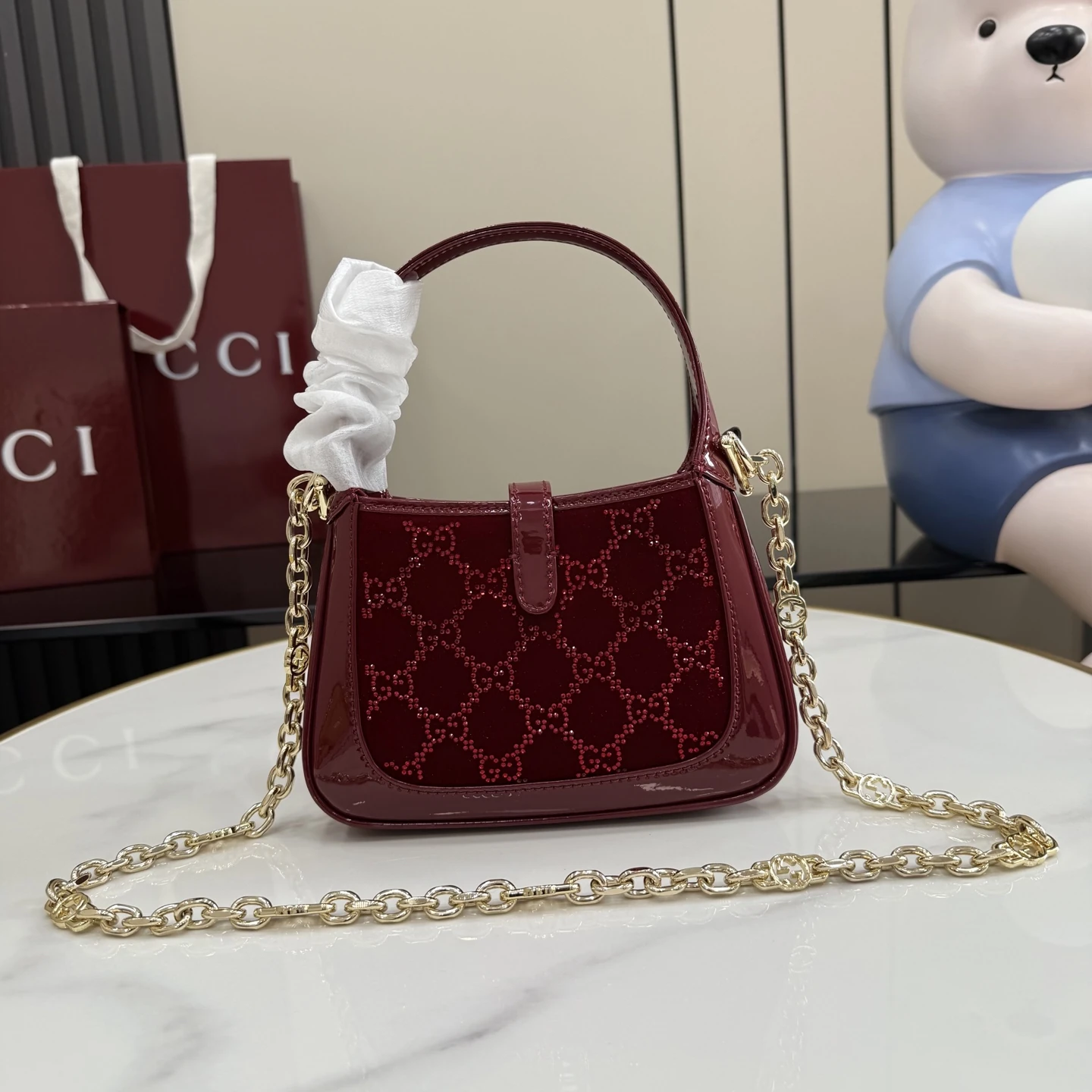Gucci Satin Jackie Crossbody Bag product photo from LabelPicks
