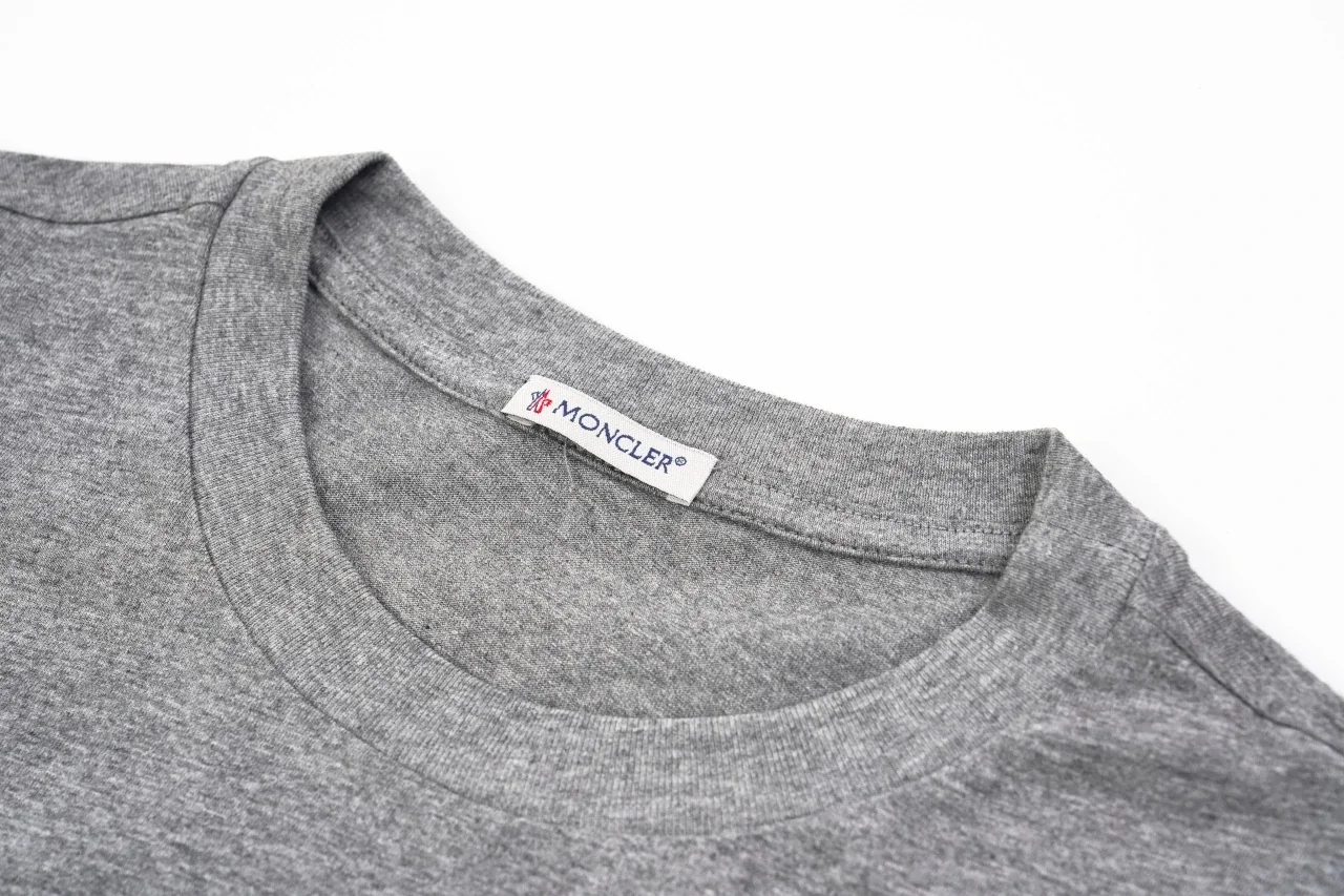 Moncler Grey Logo Crewneck T-Shirt product photo from LabelPicks