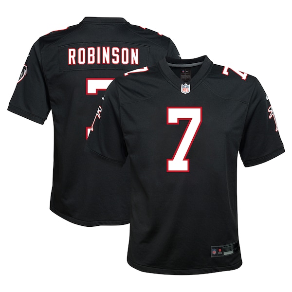 Bijan Robinson Atlanta Falcons Nike Youth Alternate Player Game Jersey - Black
