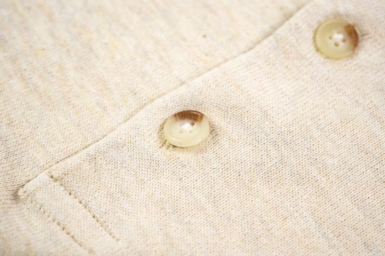 Ralph Lauren Beige Pony Embroidered Plain Knit Polo Shirt product photo from LabelPicks