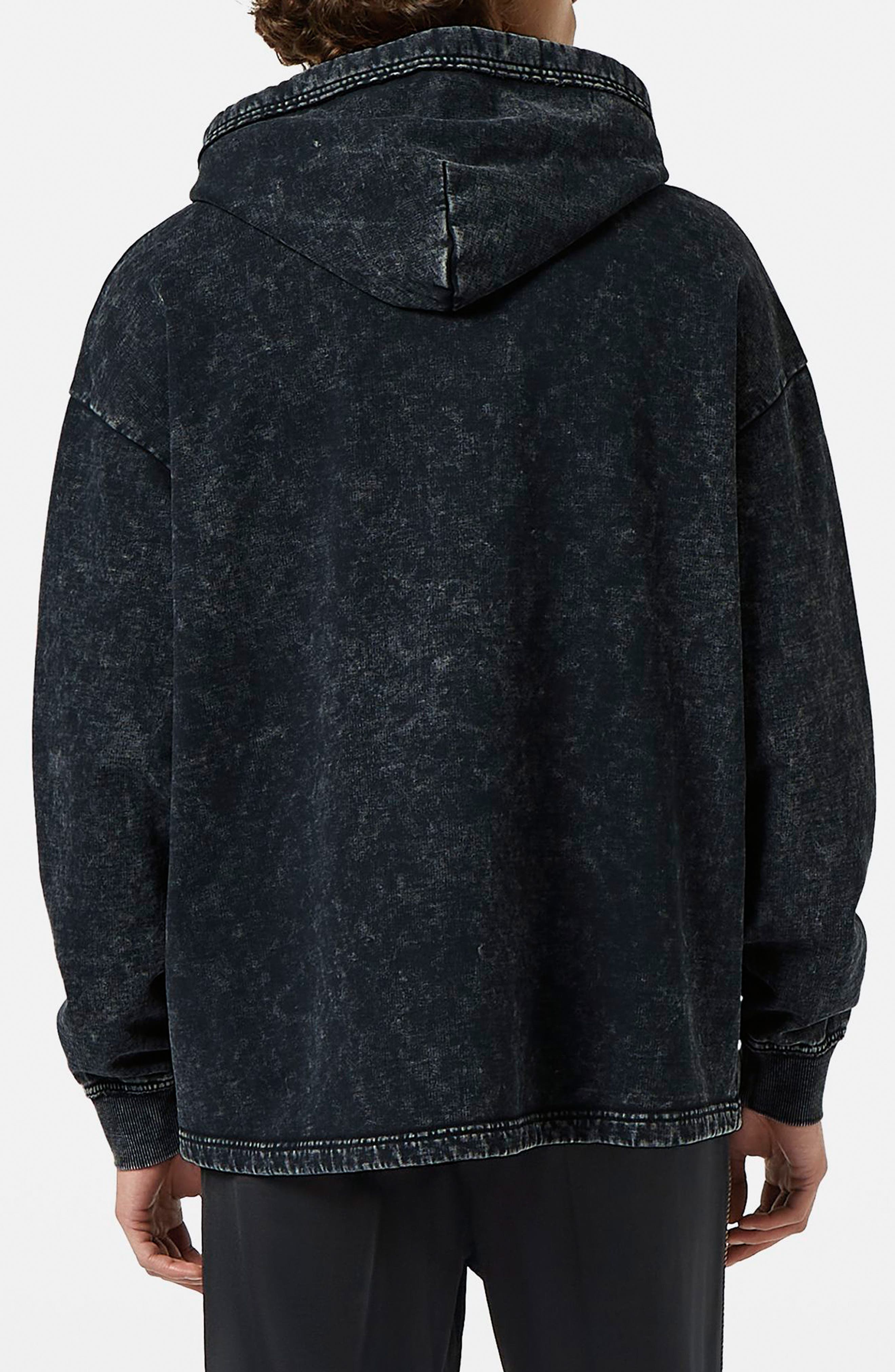 Scotch & Soda Relaxed Fit Washed Artwork Cotton Hoodie