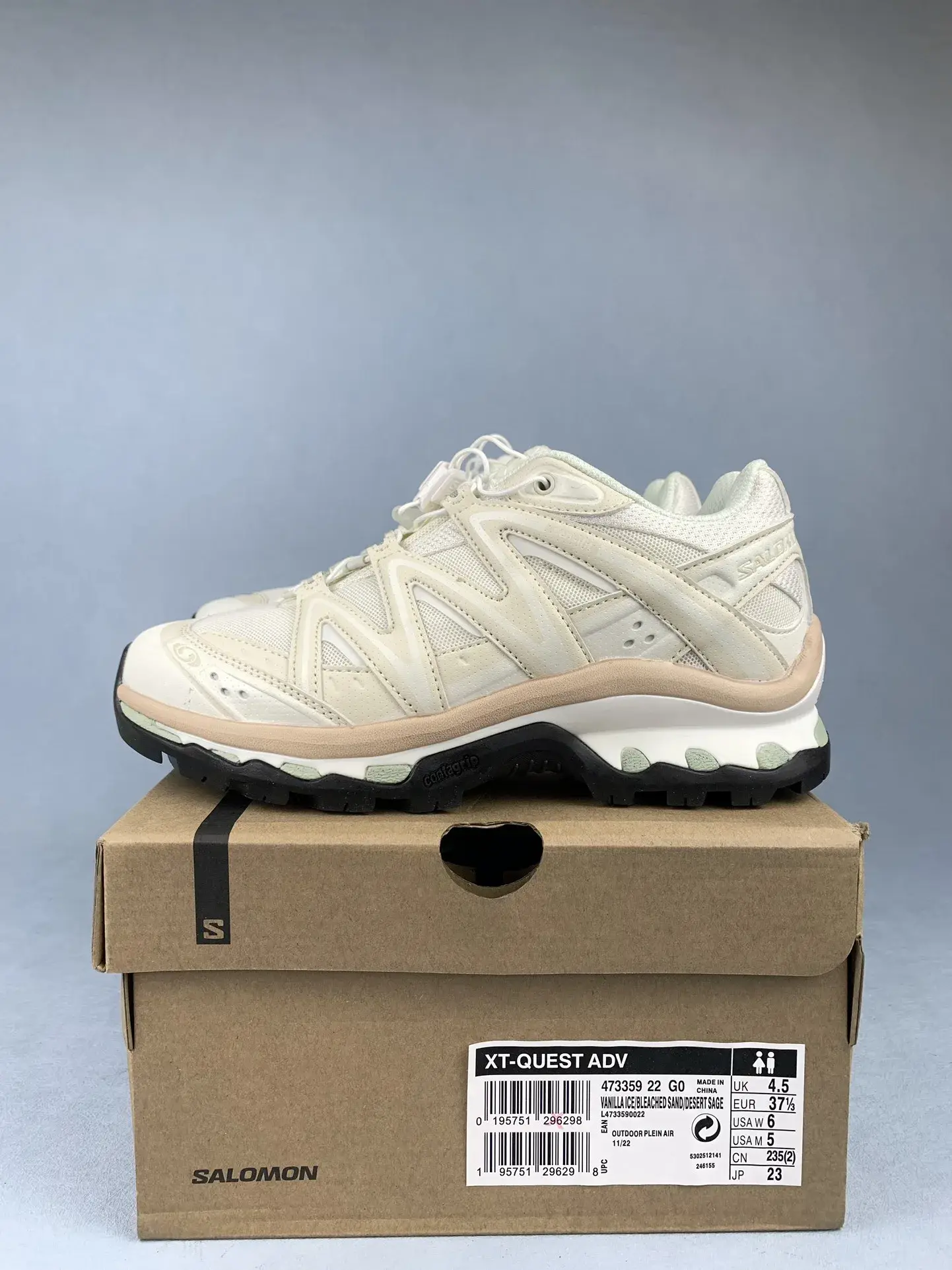 Salomon XT-Quest ADV “Vanilla Ice Bleached Sand” Shoes product photo from LabelPicks