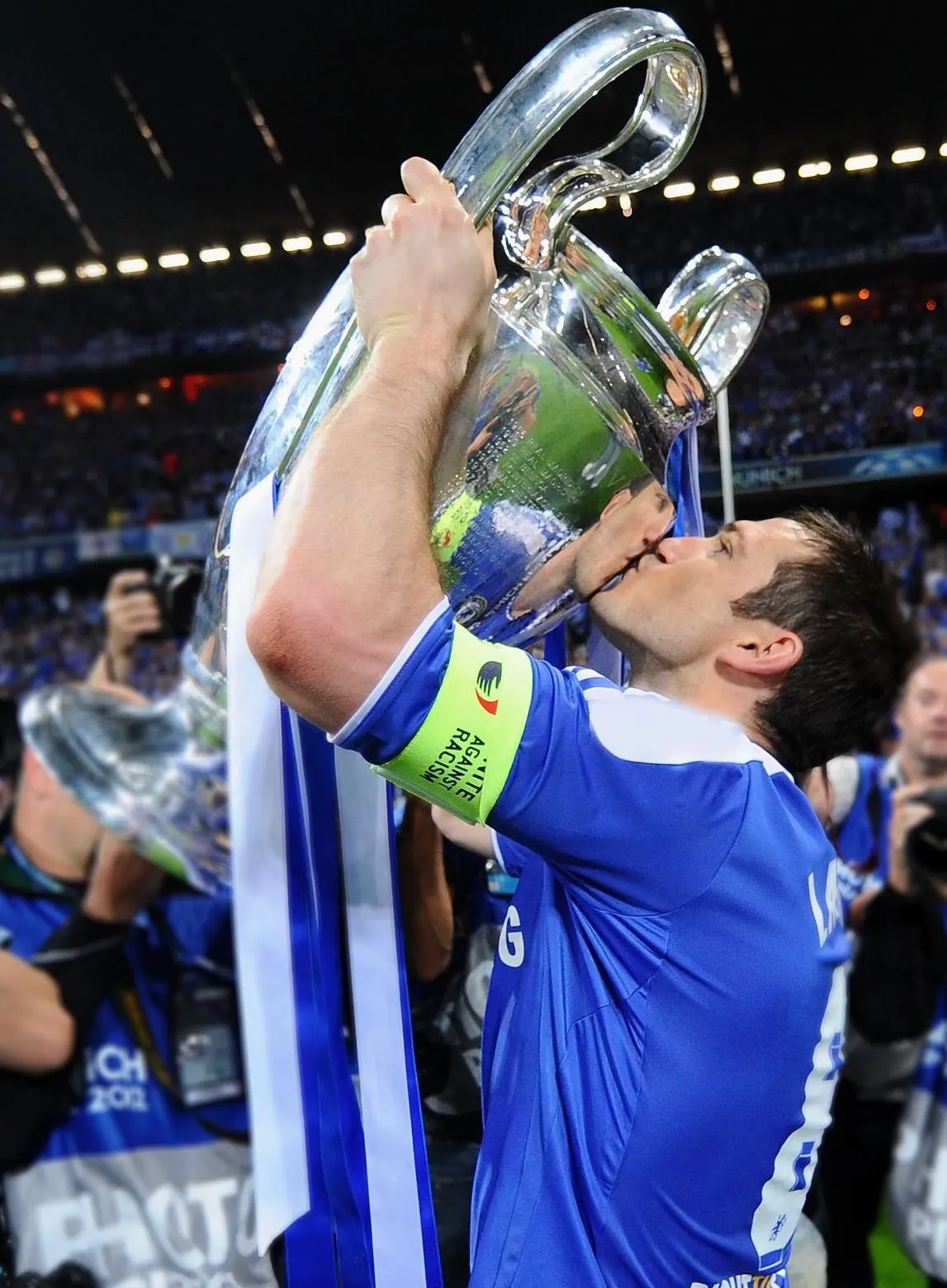 Frank Lampard SIGNED Chelsea UCL Final 11/12 Home Jersey/Shirt - COA - 2012